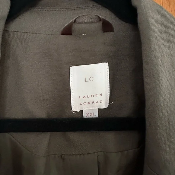 Olive green Lauren Conrad blazer, size XXL - Picture 2 of 4